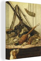 Canvas Schilderij Trophies of the hunt - Schilderij van Claude Monet - 30x40 cm - Wanddecoratie