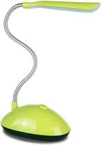 Mini Bureaulamp LED Lemon Green incl. 3 x AAA Batterijen - Wit Licht - Handig Leeslampje - Bureau Desk Buro Hobby Lamp - Reis Lampje / Groen