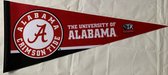 Alabama Crimson Tide - NCAA - Vaantje - American Football - Sportvaantje - Wimpel - Vlag - Pennant - Universiteit - Ivy League amerika - 31 x 72 cm