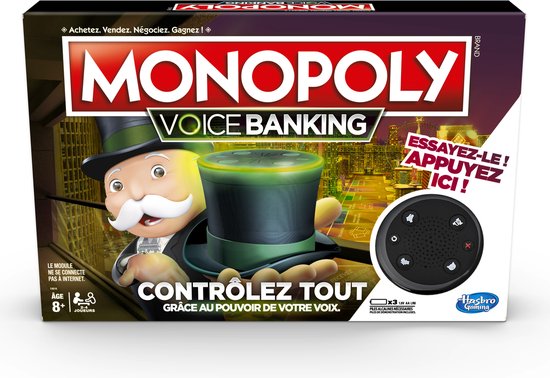 Thumbnail van een extra afbeelding van het spel Monopoly Voice Banking - Jeu de société - Jeu de plateau