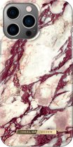iDeal of Sweden iPhone 13 Pro Max Backcover hoesje - Fashion Case - Calacatta Ruby Marble