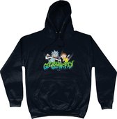 FanFix - College Hoodie - Fair Wear - Rick and Morty Hoodie - Get Schwifty - Unisex