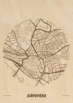 Houten Citymap Arnhem - Mrmoose