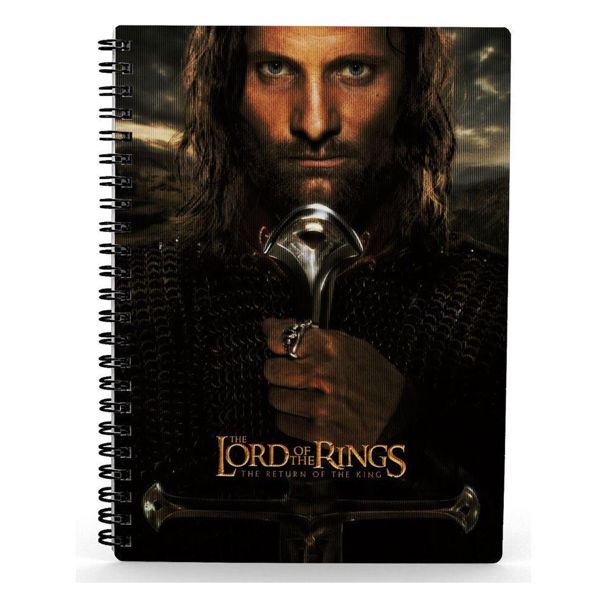 THE LORD OF THE RINGS - Aragorn 3D Effect - Notitieboek