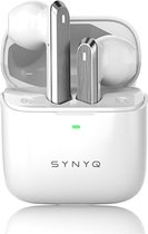 Synyq ProS Earbuds - Draadloze Oordopjes - Gaming Oortjes - Draadloze Oortjes - Oortjes Draadloos - Geschikt voor Apple & Android - Wit