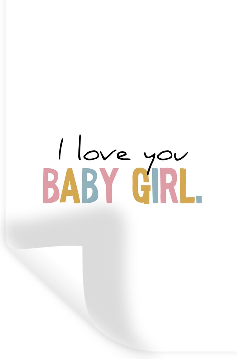 Cadeau Love Dochter I Love You Baby Girl Regenboog Quotes 