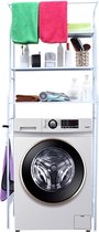 Witte Wasmachine kast - Wasmachine Rek  165*55*26cm - voor wasmachines met Breedte 55cm
