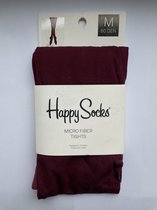 Happy Socks - Panty - Maat M - Rood - Effen