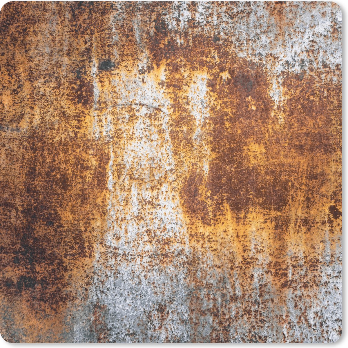 Muismat 30x30 cm - Mousepad IJzer - Oud - Roest print - Muismatten