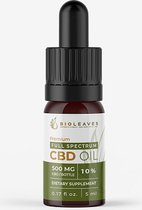 TIJDELIJK 20% KORTING - BIOLEAVES - 10% Full spectrum CBD olie 5ml