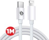 Synyq - 2x USB-C naar Lightning kabel - iPhonekabel - geschikt voor Apple iPhone (12,13) & iPad - iPhone lader - iPhone kabel 1 meter
