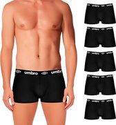 Umbro boxershorts 5pack zwart 1BCX5clas1, maat L