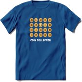 Bitcoins - Crypto T-Shirt Kleding Cadeau | Dames / Heren / Unisex | Bitcoin / Ethereum shirt | Grappig Verjaardag kado | BTC Tshirt Met Print | - Donker Blauw - XXL
