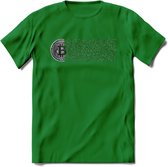 Blockchain - Crypto T-Shirt Kleding Cadeau | Dames / Heren / Unisex | Bitcoin / Ethereum shirt | Grappig Verjaardag kado | BTC Tshirt Met Print | - Donker Groen - M