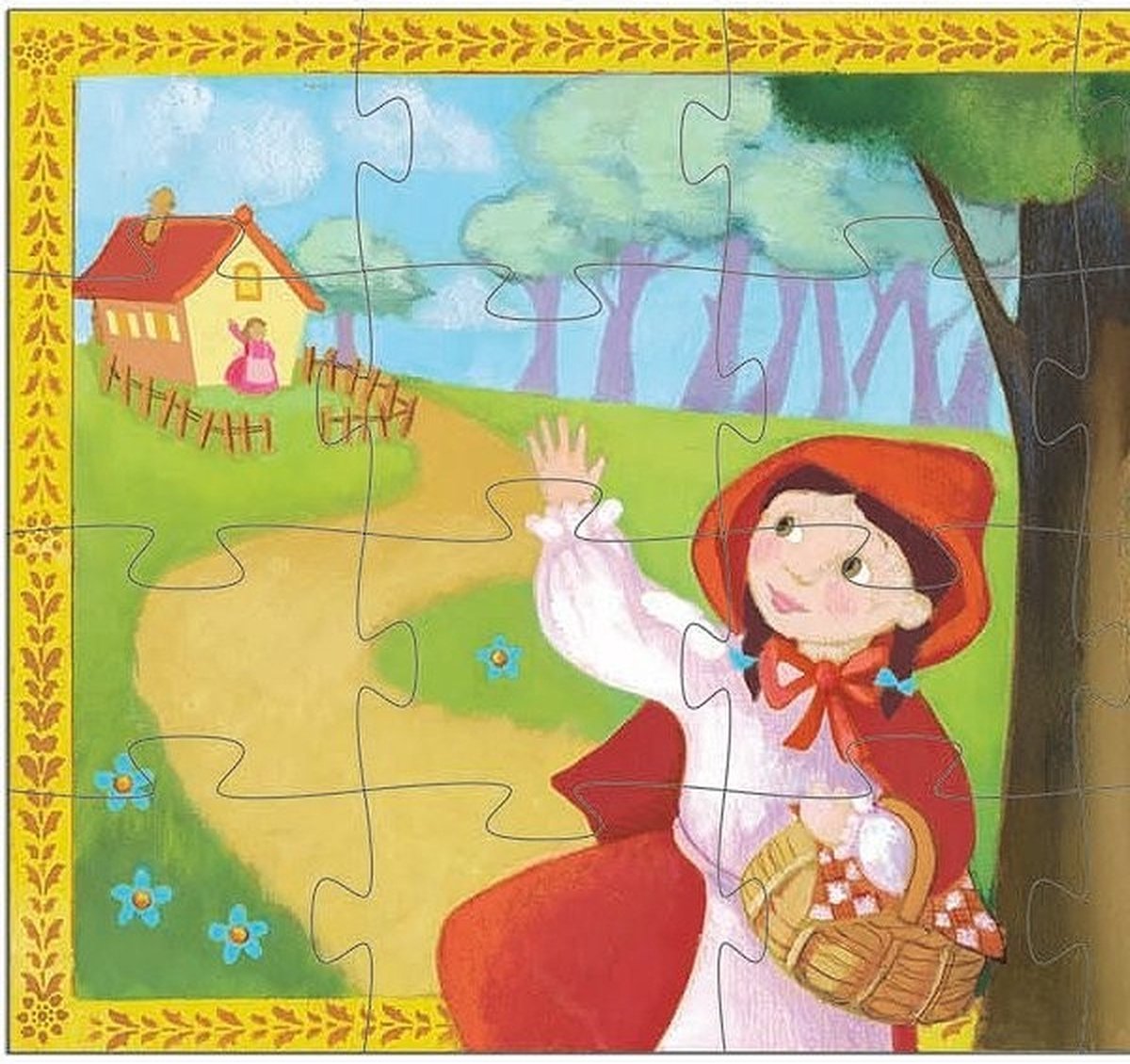 Puzzle Djeco Le petit Chaperon Rouge pour enfants dès 4 ans