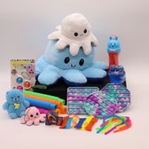 Fidget Toys Set XL - Cadeau pakket 30 delen - Mood Octopus - Pop It - Wacky Tubes - Slijm -Monkey Noodles- en nog meer