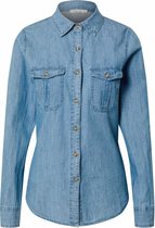 Hailys blouse alia Blauw Denim-Xs