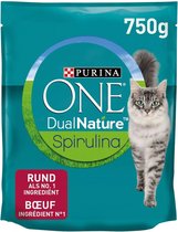 Purina One - Dual Nature met Spirulina voor Gesteriliseerde Katten - 750g