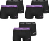 Kappa – boxershort heren – 6 stuks – zwart – paars – maat XL – onderbroeken heren