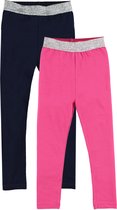 O'Chill - 2pack - leggings - roze - navy - Maat 104