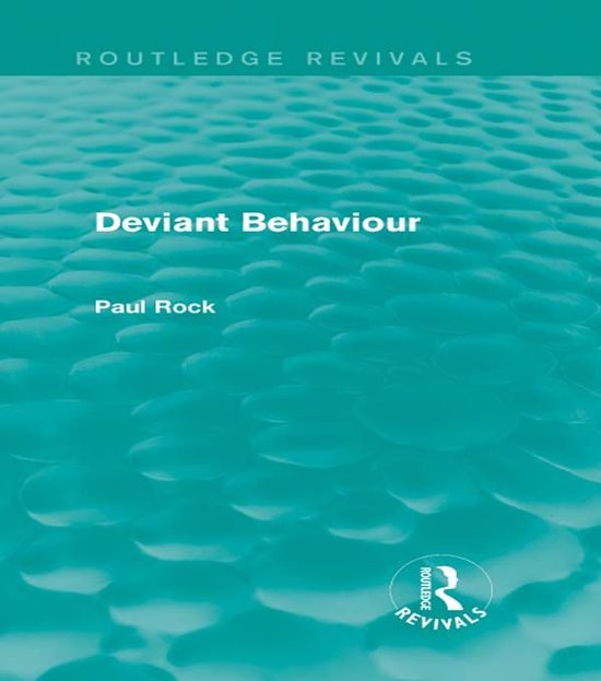 Deviant Behaviour - cover