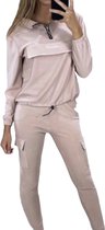 Dames huispak/vrijetijdspak L/XL 38-40 roze