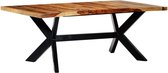 Furnibella - Massief Sheeshamhouten Eettafel Tafel Keukentafel Eetkamertafels Tafels