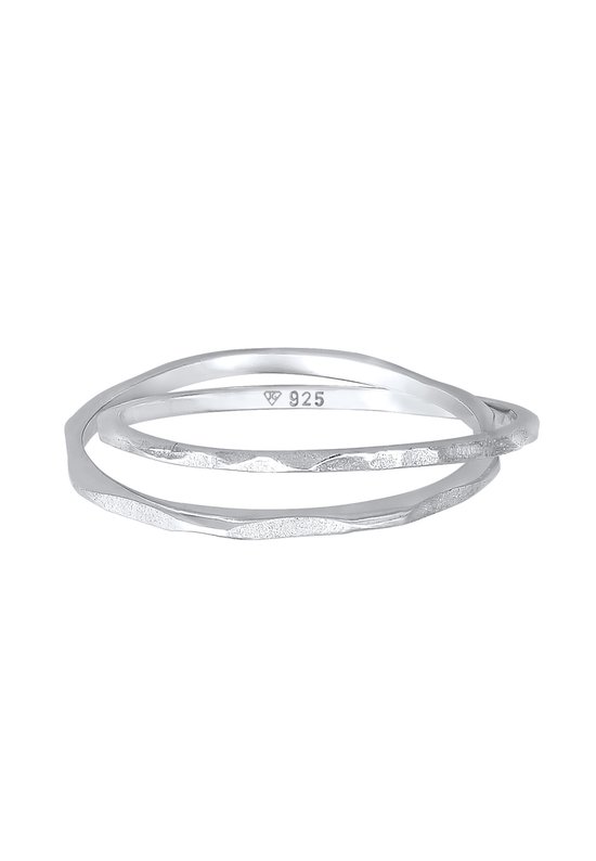 Elli - Ring - Dames Vintage Look Gewikkeld in 925 Sterling Zilver - Dames