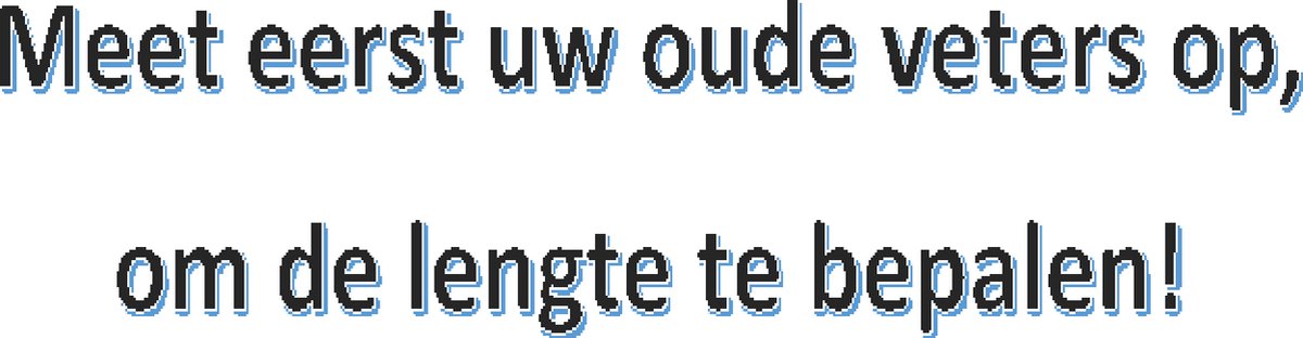 lengte veters nike air force 1