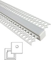 1 meter led profiel - Stucprofiel smal