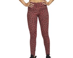 Nike Dri-FIT One Leopard Tight Sportlegging Vrouwen - Maat XL