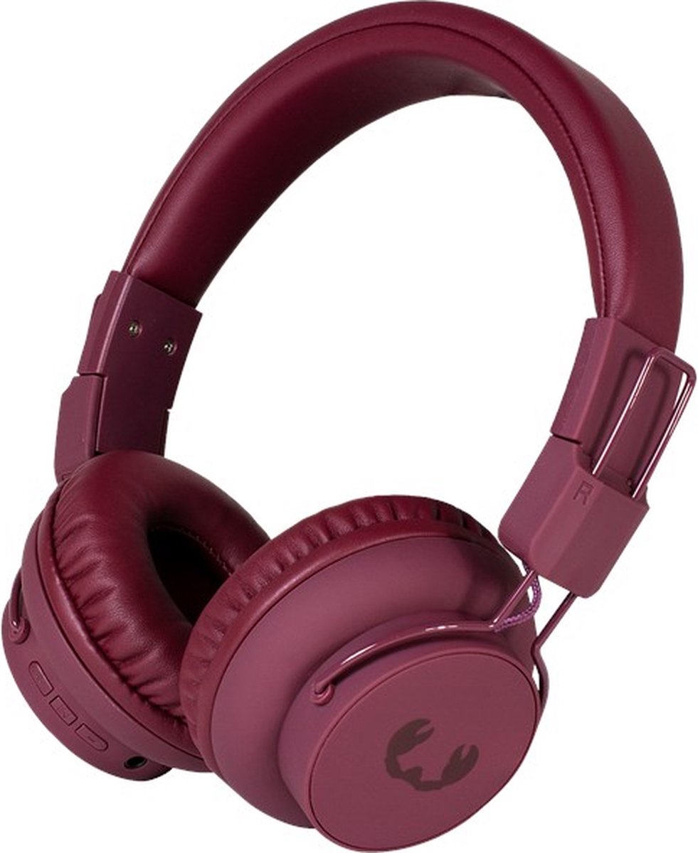Fresh 'n Rebel Wireless Headphone | Draadloos On-ear - Tot 8 uur draadloos luisteren - Ruby Red