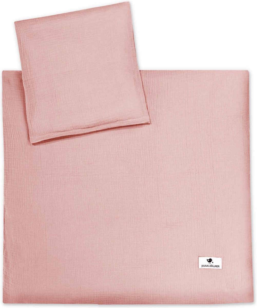 JULIUS ZÖLLNER Bedlinnen Terra dusty rose 80 x 80 cm
