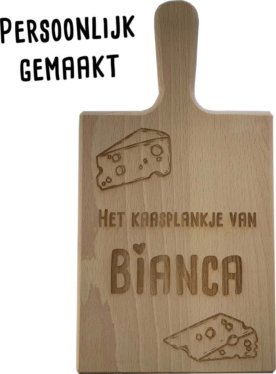 Cadeau Voor Vrouw Kaasplank / Borrelplank Beukenhout