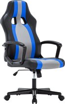 GAME HERO® Legend V8 Gaming Stoel Vaste Armleuningen - Uniek Design - Verstelbaar - Blauw