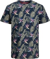 Jack & Jones T-shirt Florall Navy (Maat: XXL)