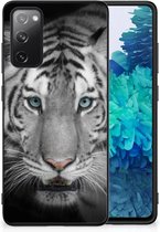 GSM Hoesje Geschikt voor Samsung Galaxy S20 FE Mobiel TPU Hardcase met Zwarte rand Tijger