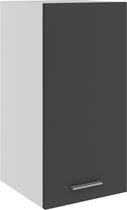 Decoways - Hangkast 29,5x31x60 cm spaanplaat grijs