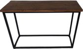 Wandtafel  - sidetable hout - ijzer frame  - industrieel  -  H80cm