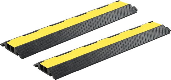 Kabelbeschermer drempel met 2 tunnels 100 cm rubber kopen? | .nl