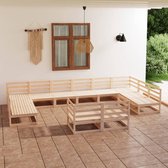 Decoways - 12-delige Loungeset massief grenenhout