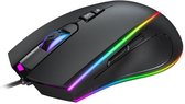 HAVIT  Gaming Muis – Ergonomisch – Optische Muis - Gaming Mouse – RGB Verlichting – 6400 DPI - Bedraad RGB LIT - MS1017