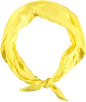Feest Bandana | Bandana sjaal | fluor geel | one size | Bandana dames | Bandana Heren | Carnaval | Carnaval accessoires | Feestkleding Apollo