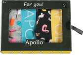 Apollo | Giftbox boxershorts heren | Summervibes | Maat XL | Geschenkdoos | Cadeaudoos | Zomer | Giftbox mannen | Verjaardagscadeau