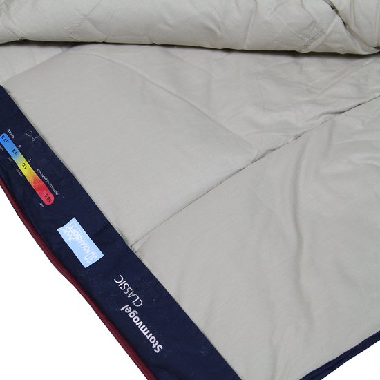 Polydaun Stormvogel - slaapzak - dekenmodel - Polarsoft vulling - blauw - navy - 85x210 cm van Poly — afbeelding 3