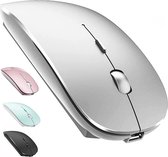 Bol.com Merkloos - Draadloze Bluetooth-muis - voor MacBook Pro/Air/Mac/iPad/Laptop/Desktop/Mac/PC/Computer/Telefoon - Draagbare ... aanbieding