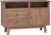 Decoways - Dressoir 100x30x68 cm massief teakhout