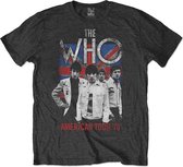 The Who Tshirt Homme -L- American Tour '76 Eco Zwart