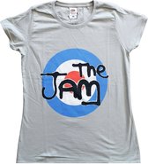 The Jam Dames Tshirt -XS- Spray Target Logo Grijs