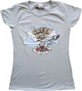 Green Day Dames Tshirt -XL- Vintage Dookie Grijs